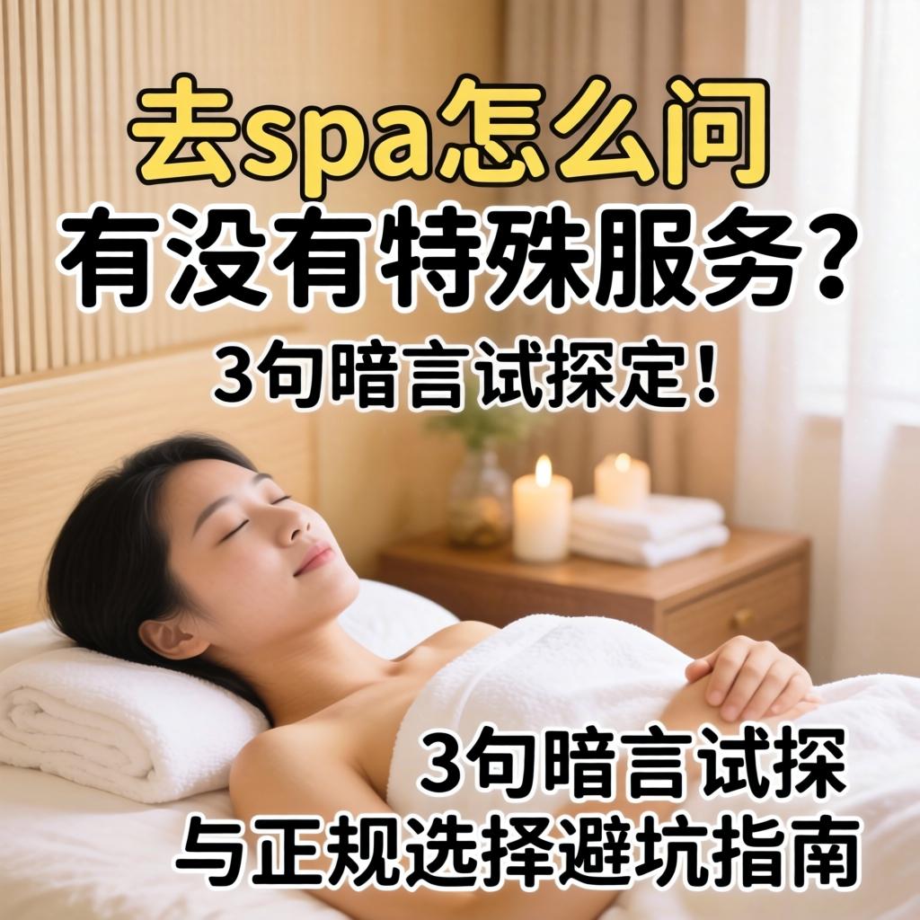 去spa怎么问有没有特殊服务？3句暗语试探与正规选择避坑指南