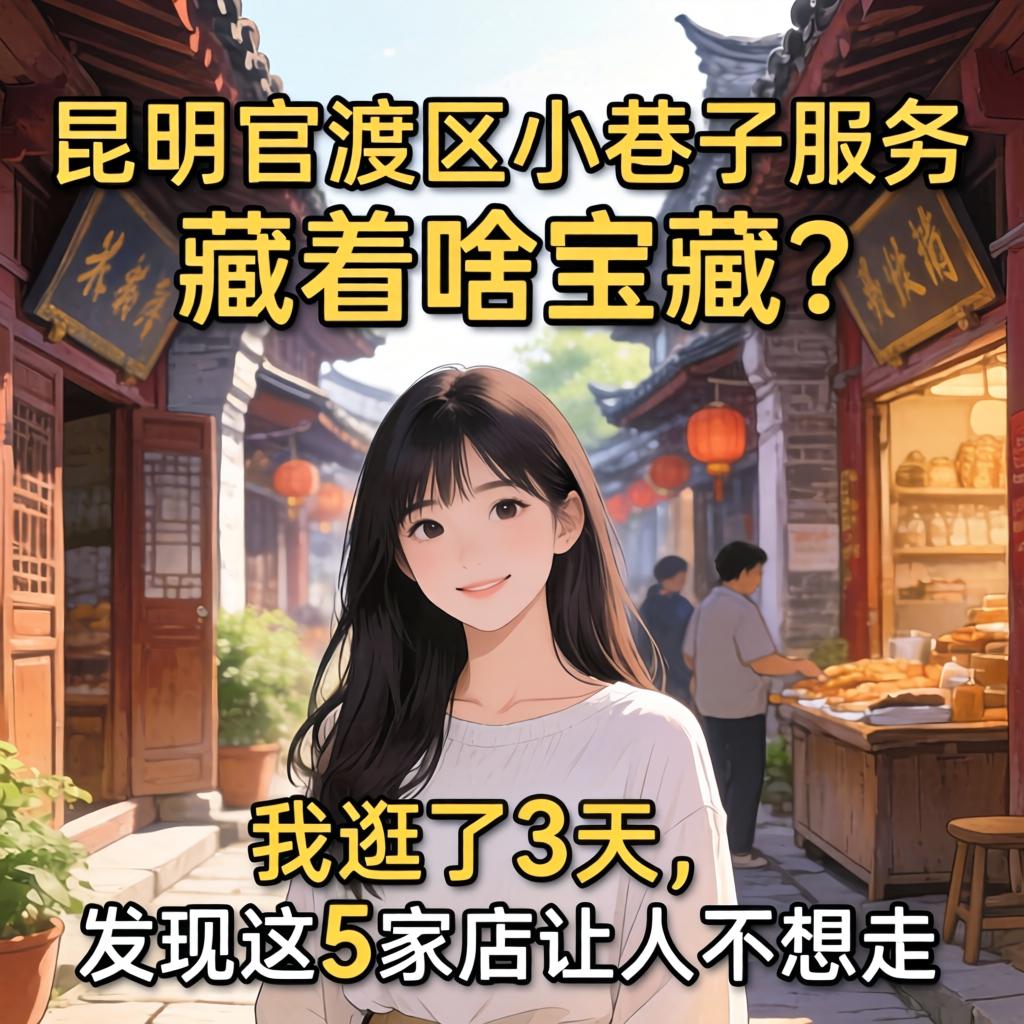 昆明官渡区幼小路服务，藏着啥宝藏？我游了3天，发现这5家店让人不想走