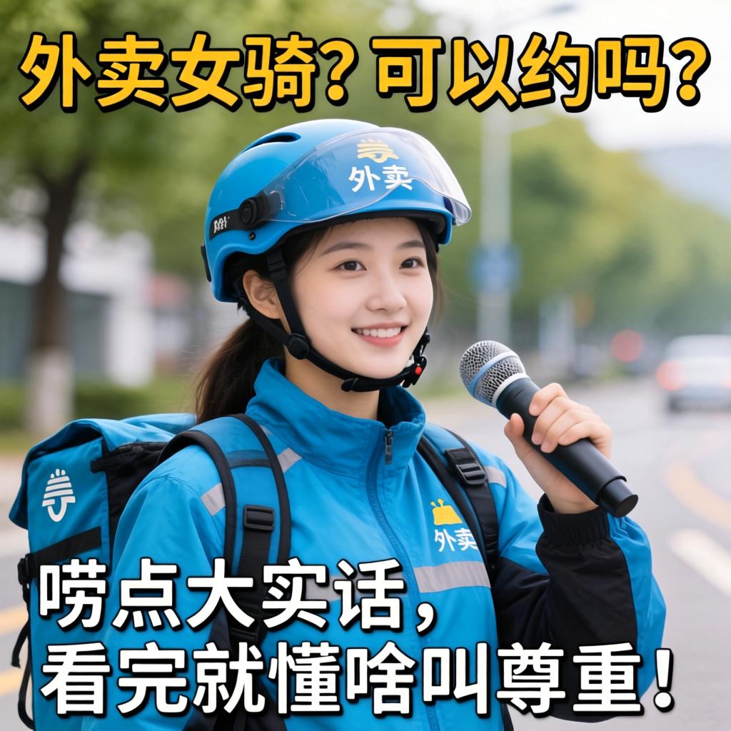 外卖女骑手可以约吗？唠点大实话，看完就懂啥叫尊重！