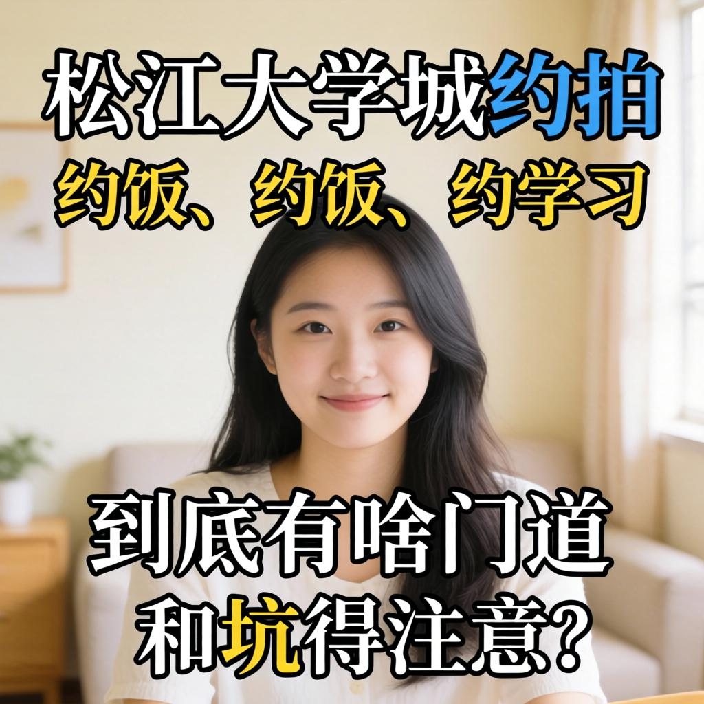 在松江大学城约拍、约饭、约学习，到底有啥门道和坑得注意？
