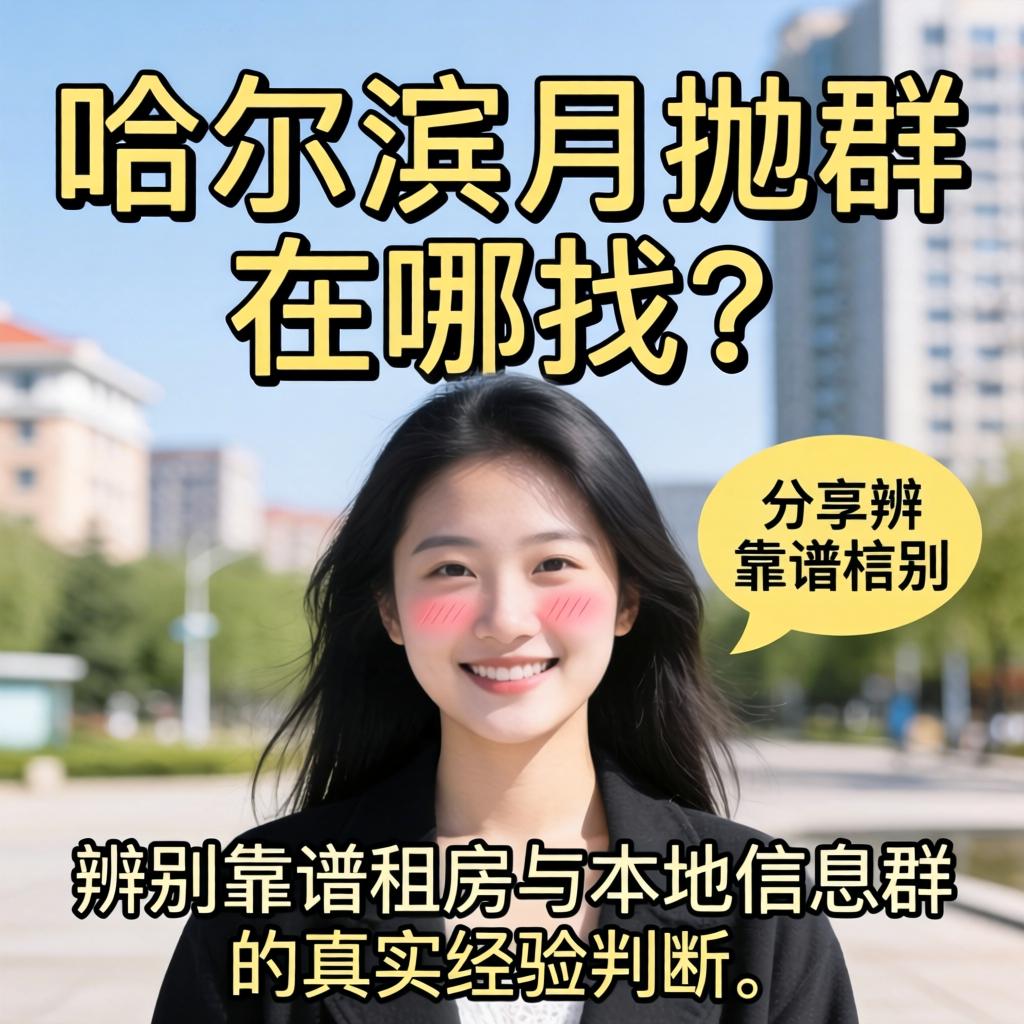 哈尔滨月抛群在哪找？分享辨别靠谱租房与本地信息群的真实经验