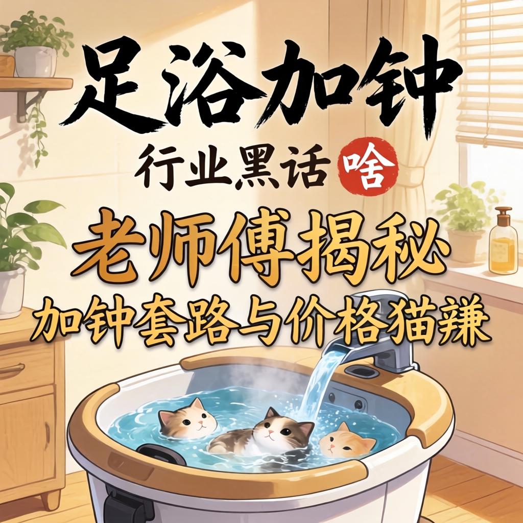 足浴加钟的行业黑话是啥意思？教员傅揭秘加钟套路与价值猫腻