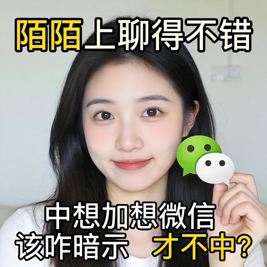 在陌陌上聊得不错，想加微信该咋暗示才不中？