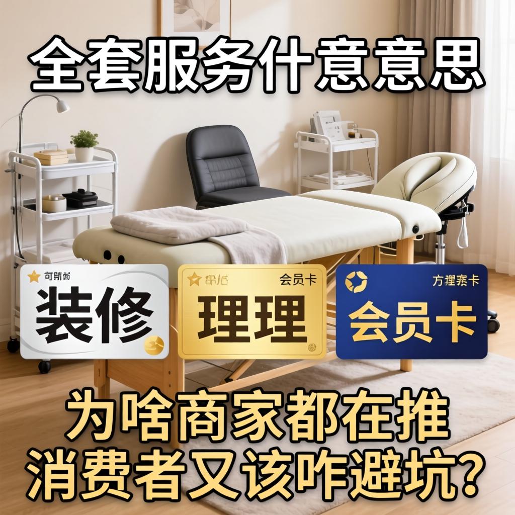 全套服务什么意思，装修、理疗、会员卡，为啥商家都在推？消费者又该咋避坑？
