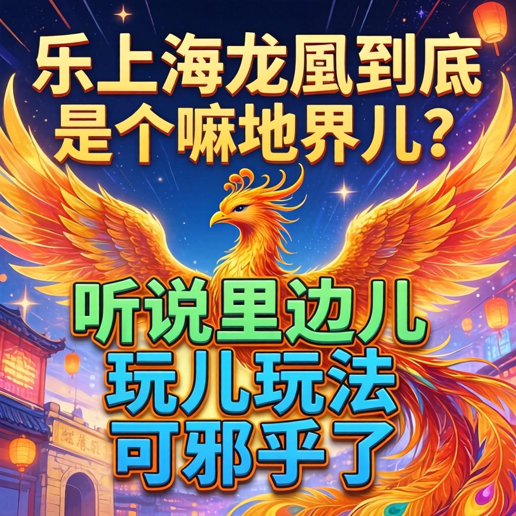 乐上海龙凤到底是个嘛地界儿？听寺凤边儿玩儿法可邪乎了！