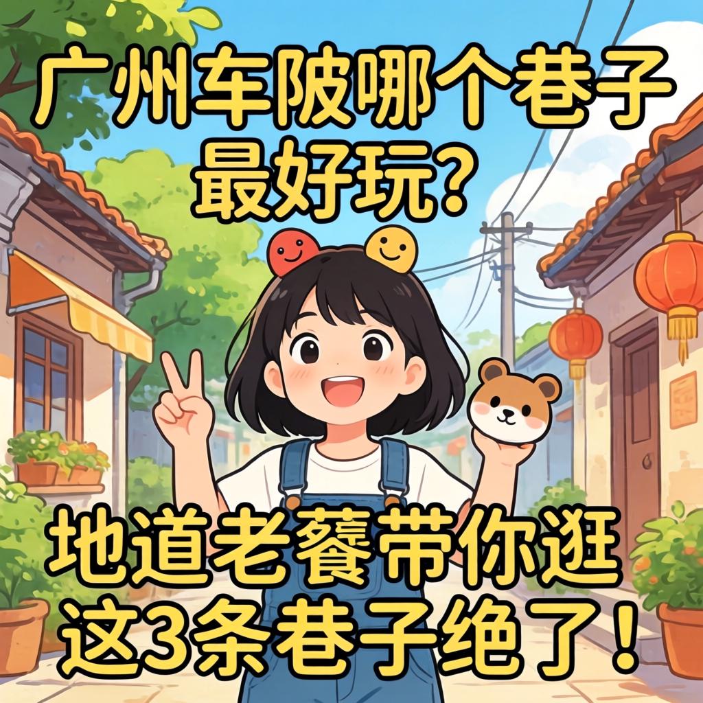广州车陂哪个巷子最好玩？地道老餮带你逛，这3条巷子绝了！