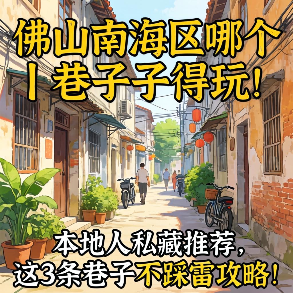 佛山南海区哪个巷子有得玩？？？？？外地人私藏推荐，，，这3条巷子不踩雷攻略！