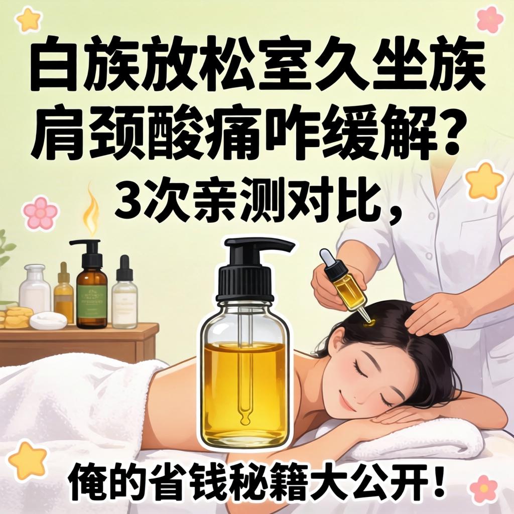 白领放松spa精油推拿，办公室久坐族肩颈酸痛咋缓解？3次亲测对比，俺的省钱秘籍大公开！