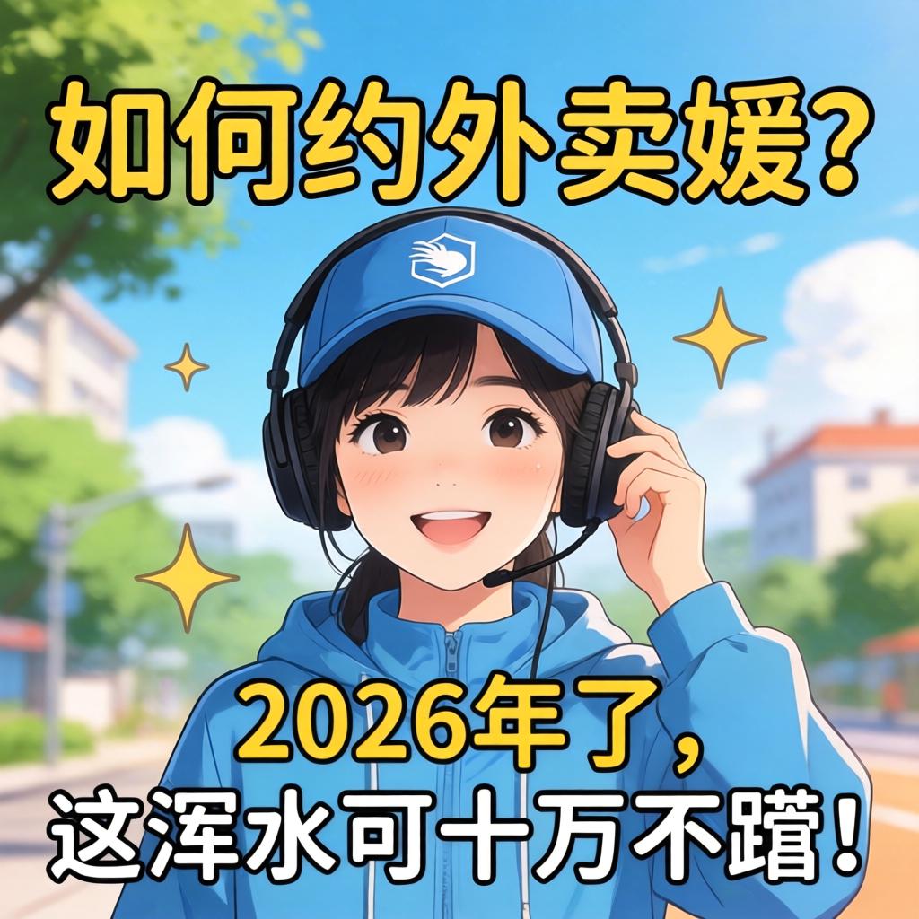 如何约外卖媛？2026年了，这浑水可千万别蹚！