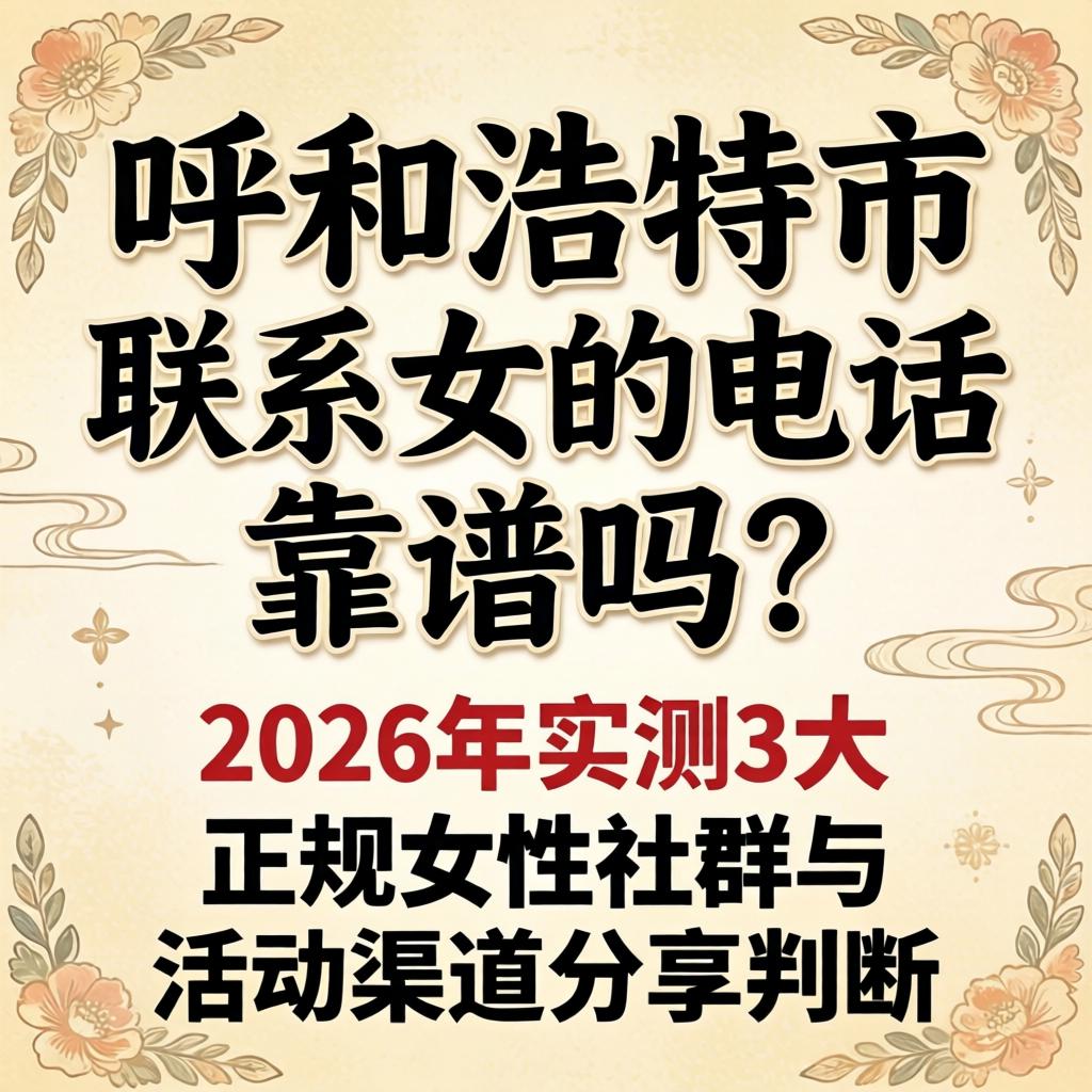呼和浩特市联系女的电话靠谱吗？？？？2026年实测3大正规女性社群与运动渠道分享