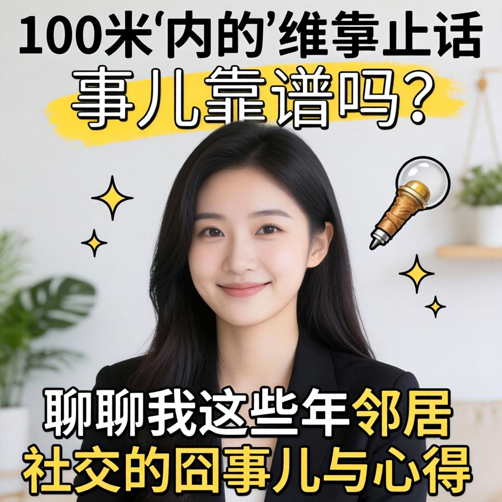约100米以内的女人，这事儿靠谱吗？聊聊我这些年邻居社交的囧事儿与心得