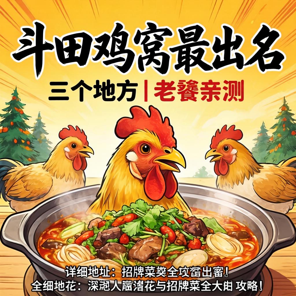 斗门鸡窝最出名的三个地方｜老饕亲测｜详细地址与招牌菜全攻略