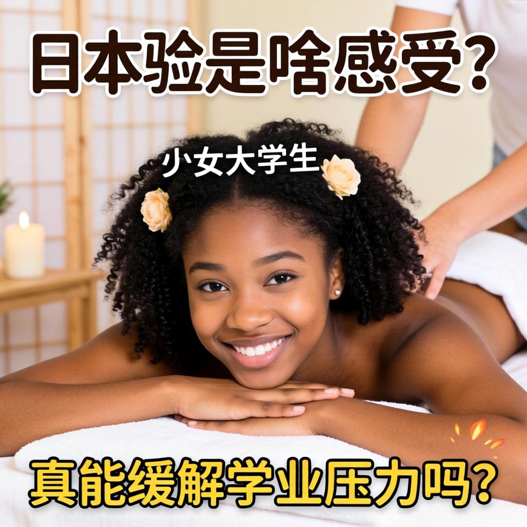 混血女大学生体验日本推拿是啥感受？？？真能缓解学业压力吗？？？
