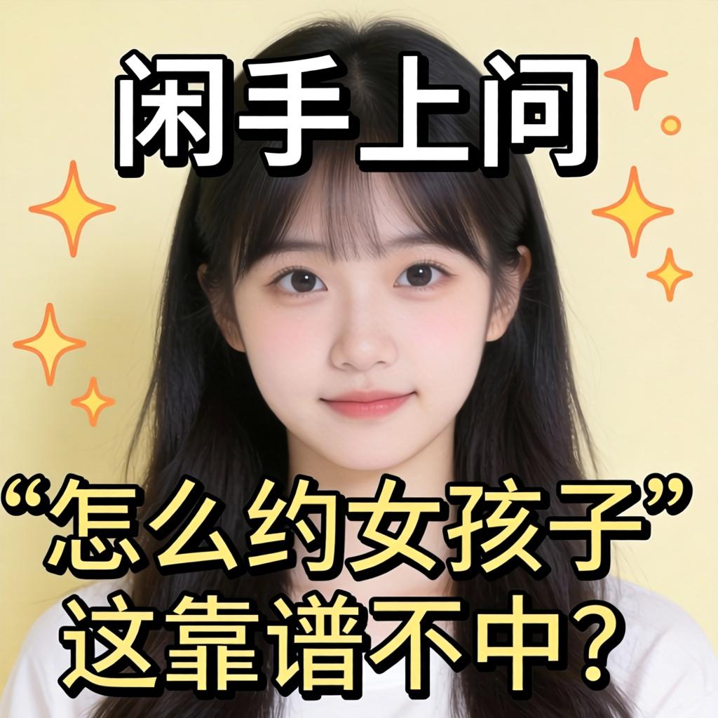 有人在闲鱼上问“怎么约女孩子”，这靠谱不中？