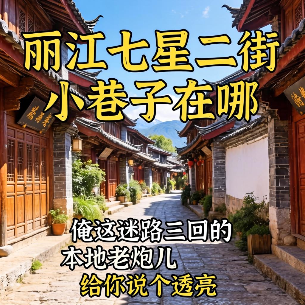 丽江七星二街小巷子在哪？？俺这迷路三回的外地老炮儿给你说个透亮！