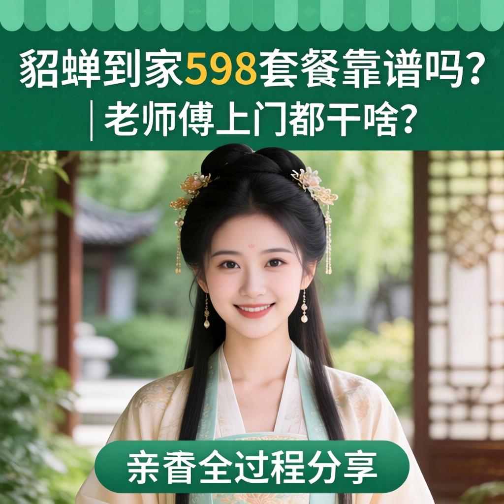 貂蝉到家598套餐靠谱吗？| 老师傅上门都干啥？| 亲测全过程分享