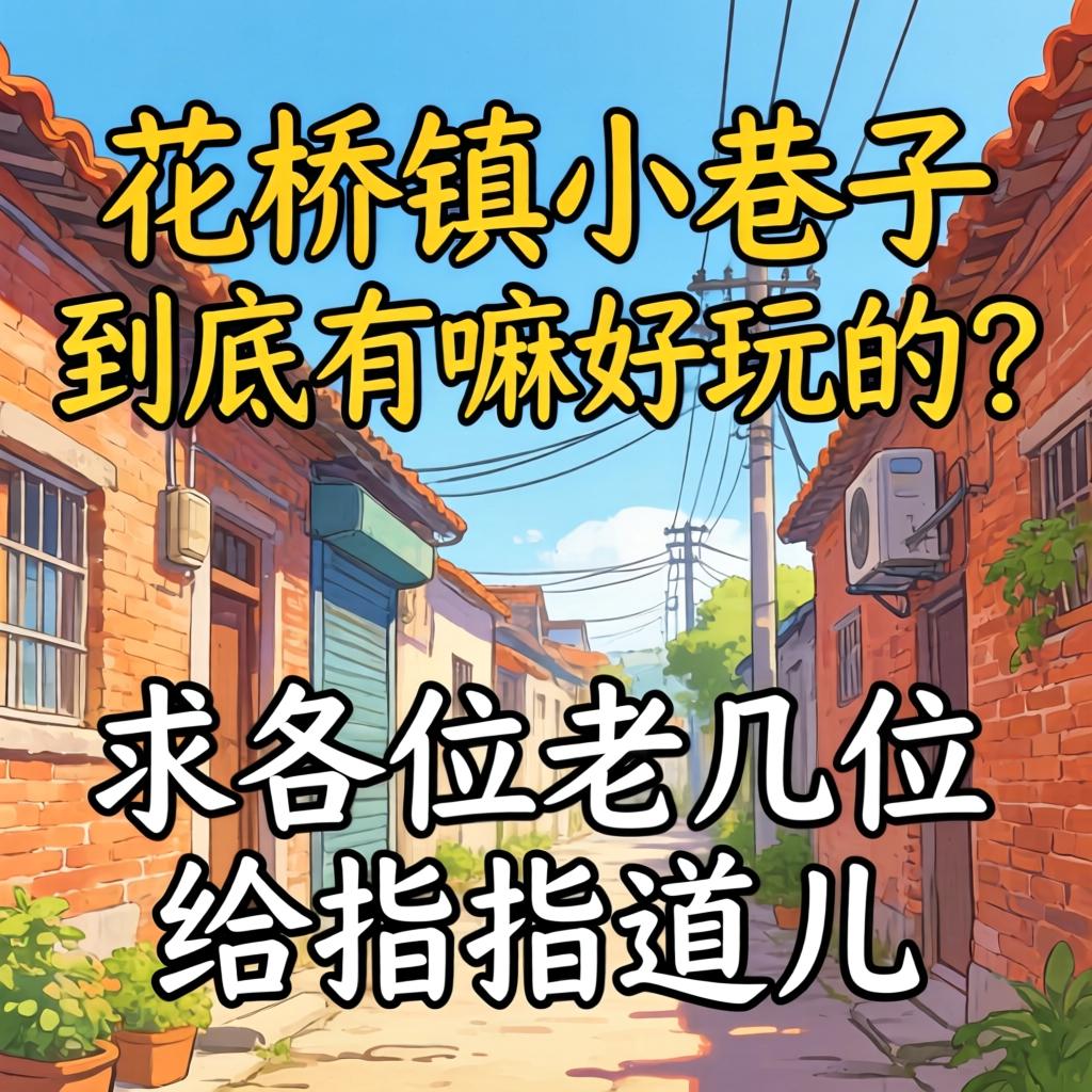 花桥镇小巷子究竟有嘛好玩的？？？求列位老几位给指指道儿！