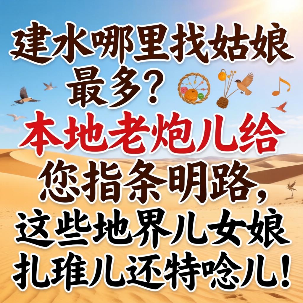 建水哪里找姑娘最多?本地老炮儿给您指条明路,这些地界儿姑娘扎堆儿还特哏儿!