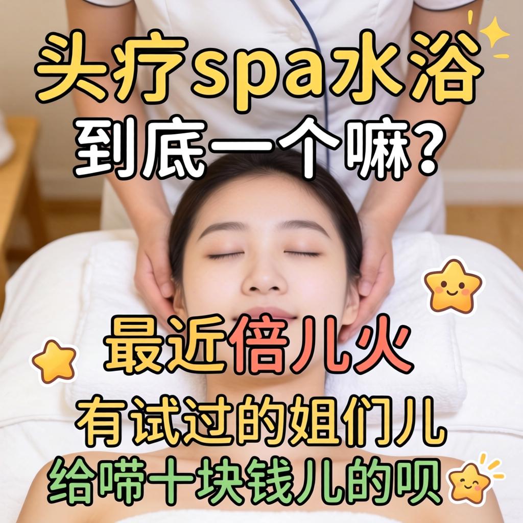 头疗spa水疗到底是个嘛？最近倍儿火，有试过的姐们儿给唠十块钱儿的呗？