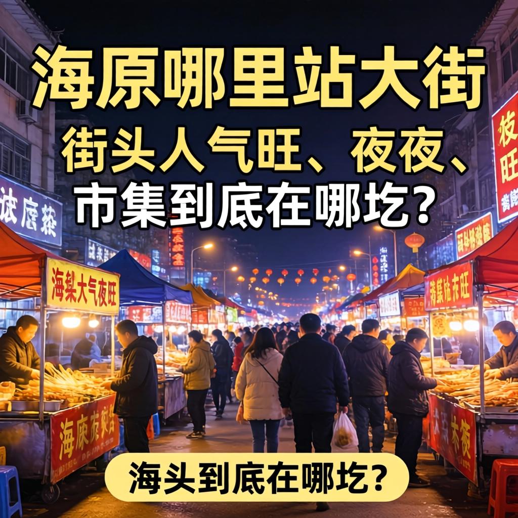 海原哪里有站大街的,街头人气旺的夜市、市集到底在哪圪?
