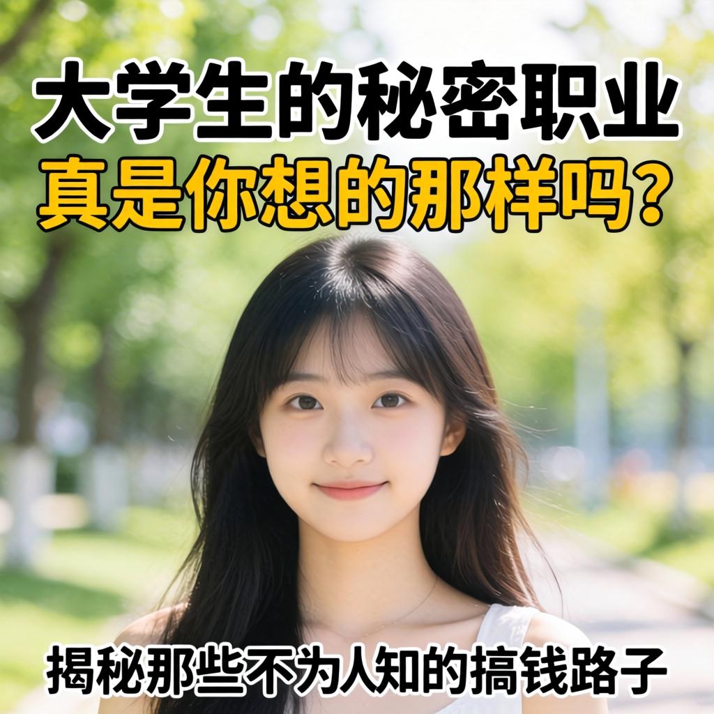 女大学生的奥秘职业，真是你想的那样吗？揭秘那些不为人知的搞钱路子