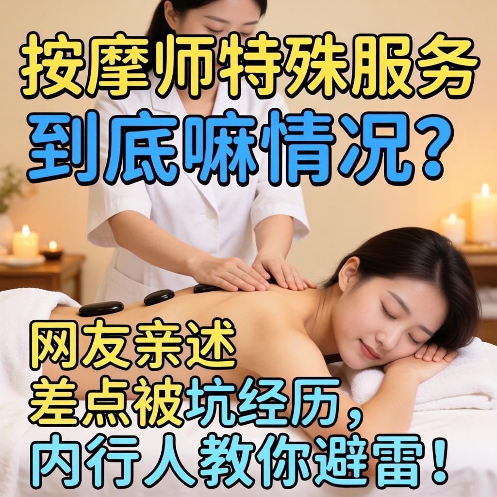 推拿师的特殊服务，到底嘛情况？网友亲述差点被坑经历，在行人教你避雷！