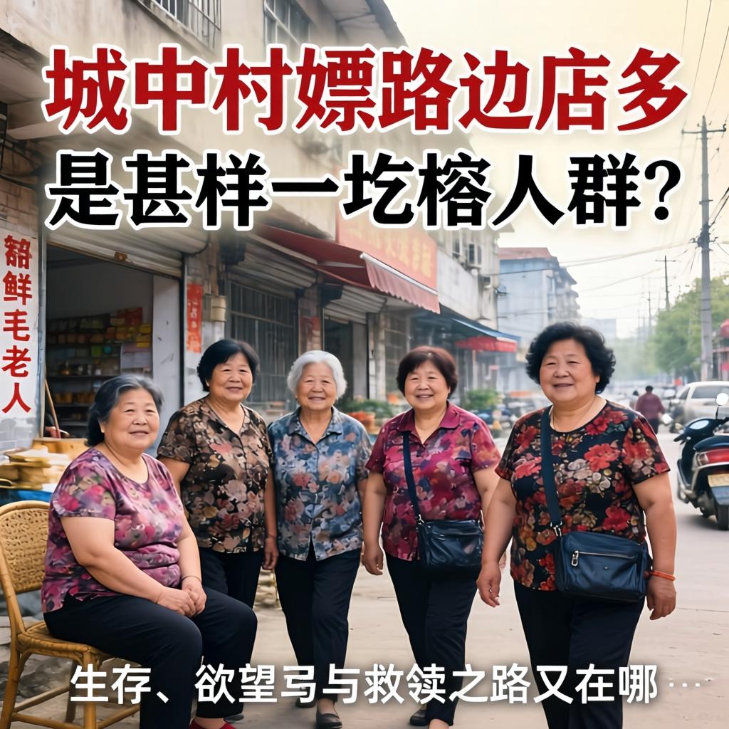 城中村嫖路边店多毛胖老女人，是甚样一圪瘩人群？她们的生计、欲望与救赎之路又在哪？