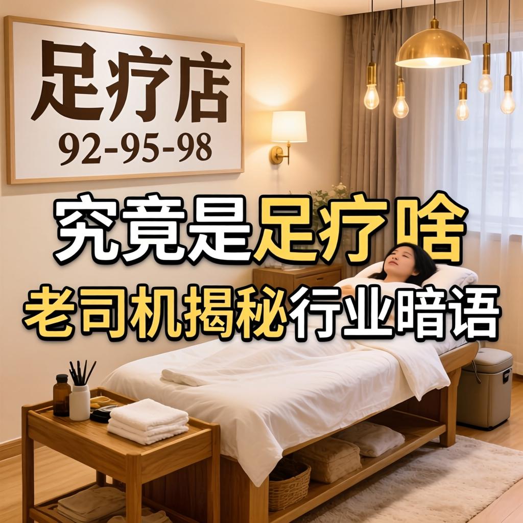 足疗店92和95和98的意思，到底是啥？老司机揭秘行业隐语