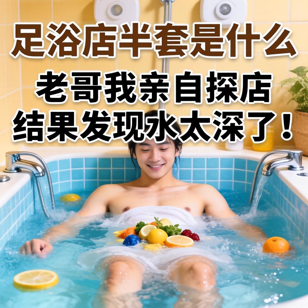 足浴店半套是什么意思？老哥我亲自探店，结果发现水太深了！