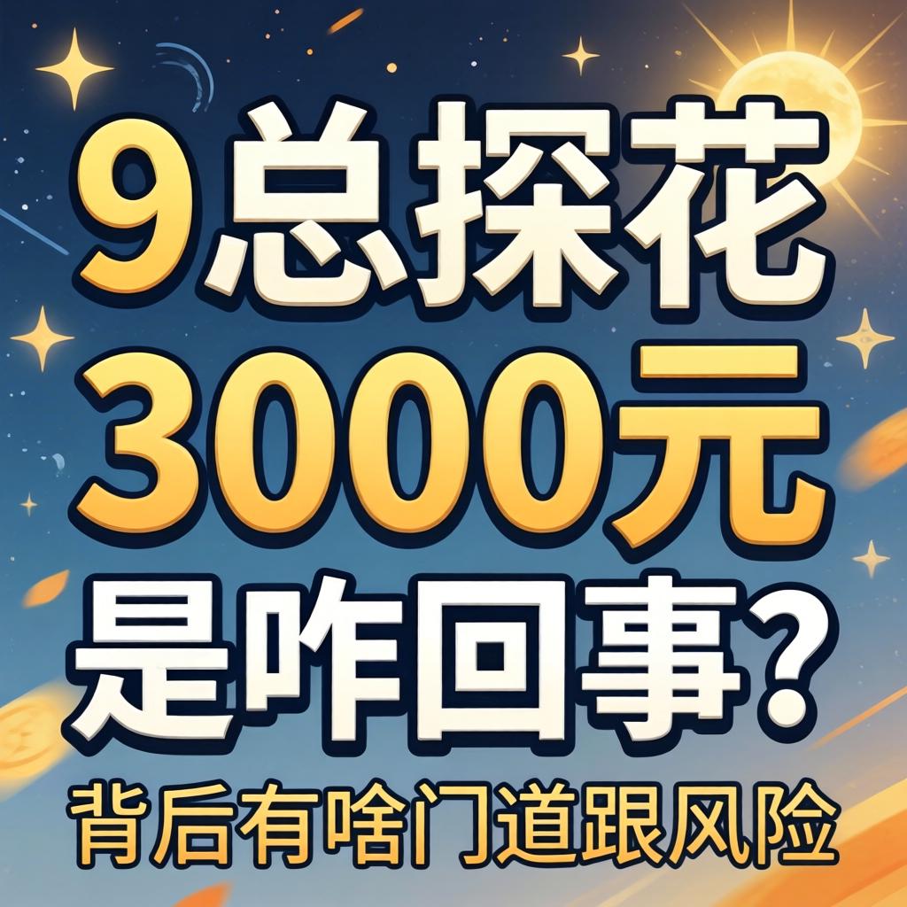 9总探花3000元是咋回事？背后有啥门道跟风险？