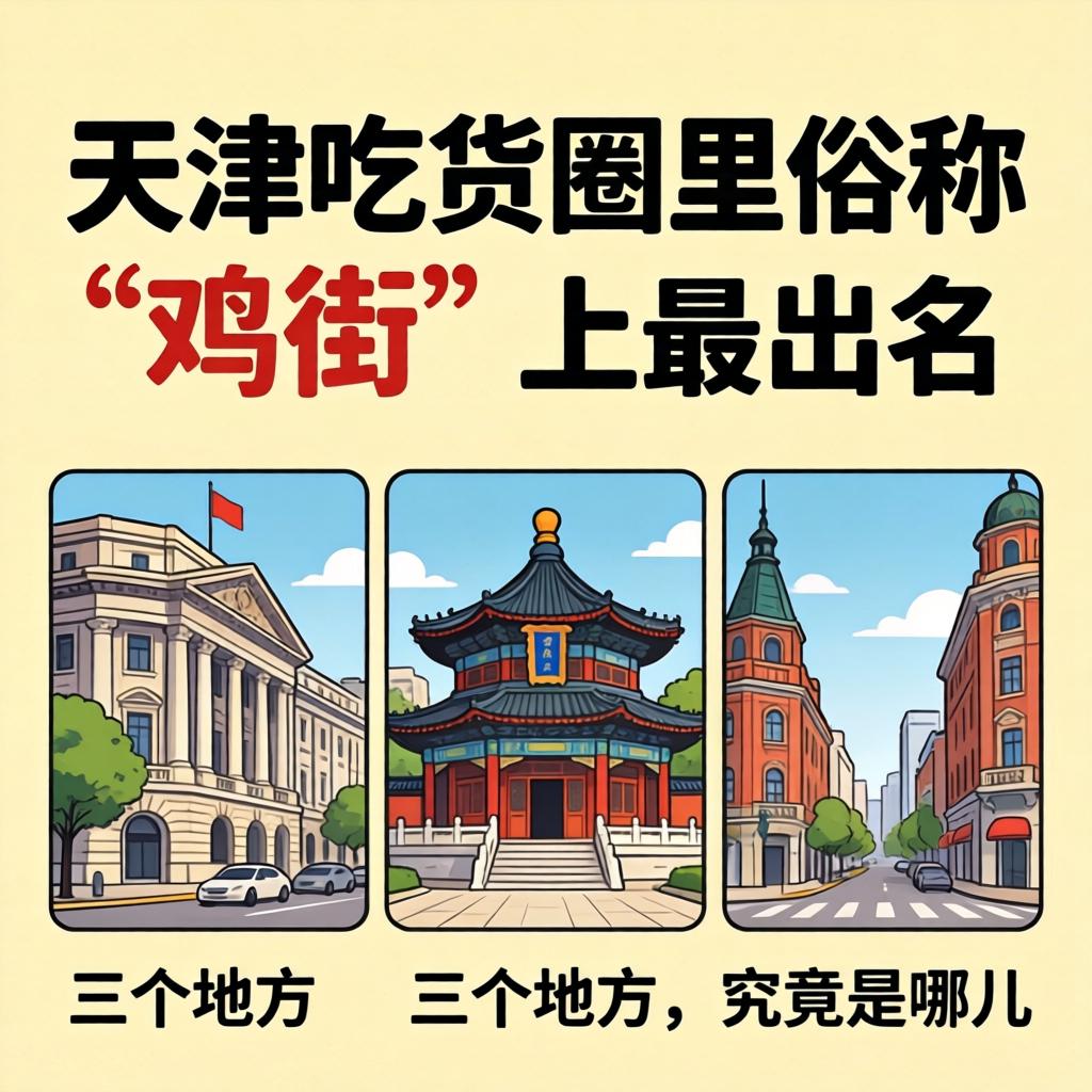 在天津吃货圈里俗称的“鸡街”上，最闻名的三个处所到底是哪儿？