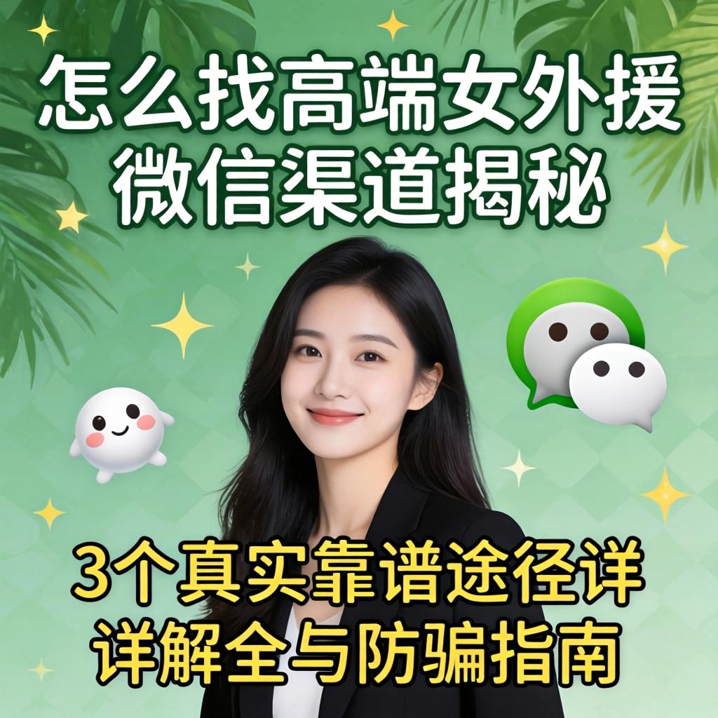 怎么找高端女外助微信渠道揭秘_3个真实靠谱途径详解与防骗指南