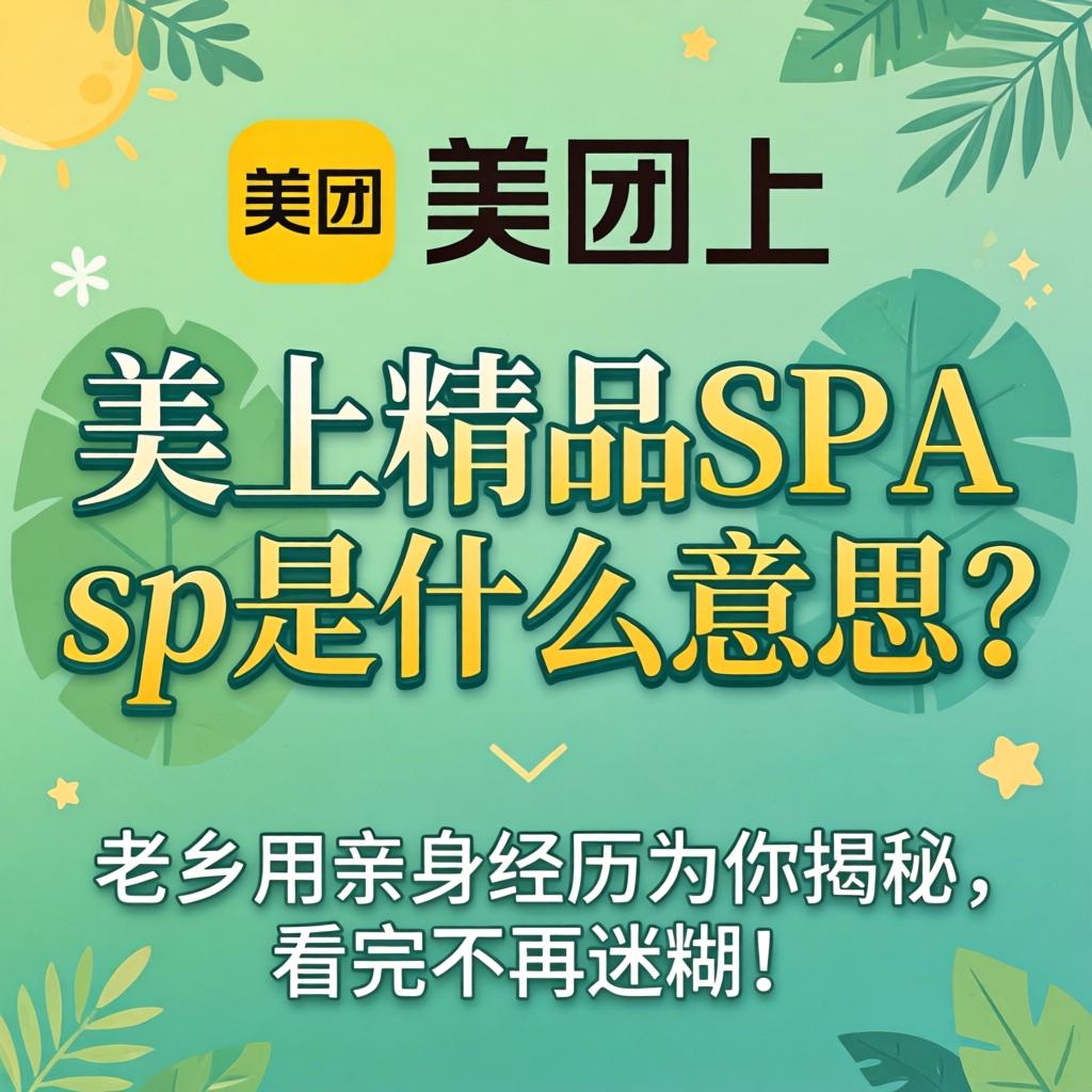 美团上精品spa是什么意思？老乡用亲自经历为你揭秘，看完不再迷糊！