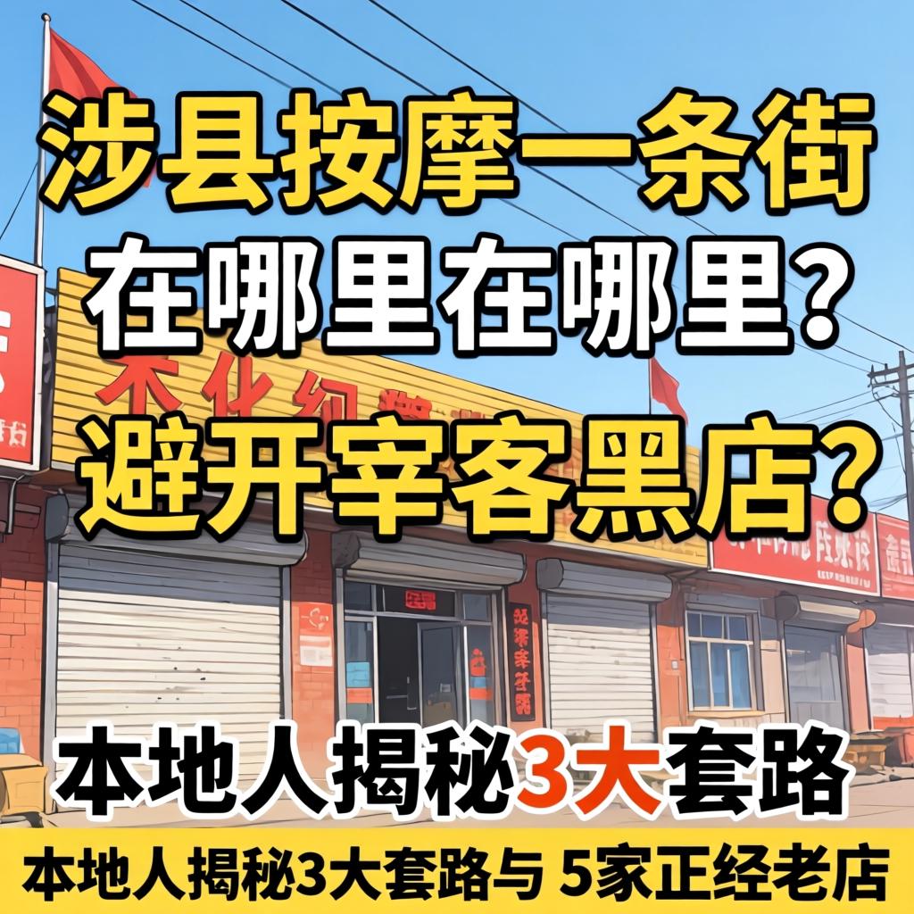 涉县按摩一条街在哪里，如何避开宰客黑店？本地人揭秘3大套路与5家正经老店