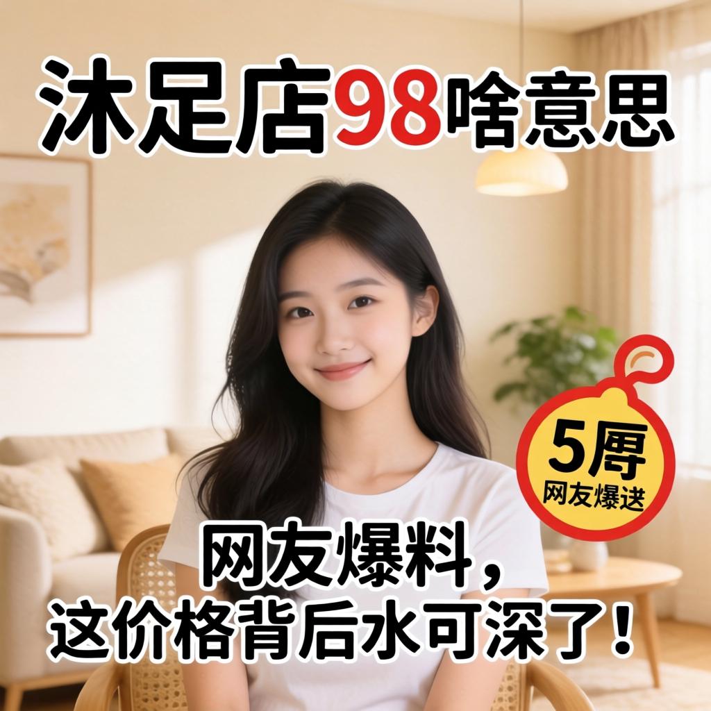 沐足店98是啥意思？网友爆料，这价格背后水可深了！