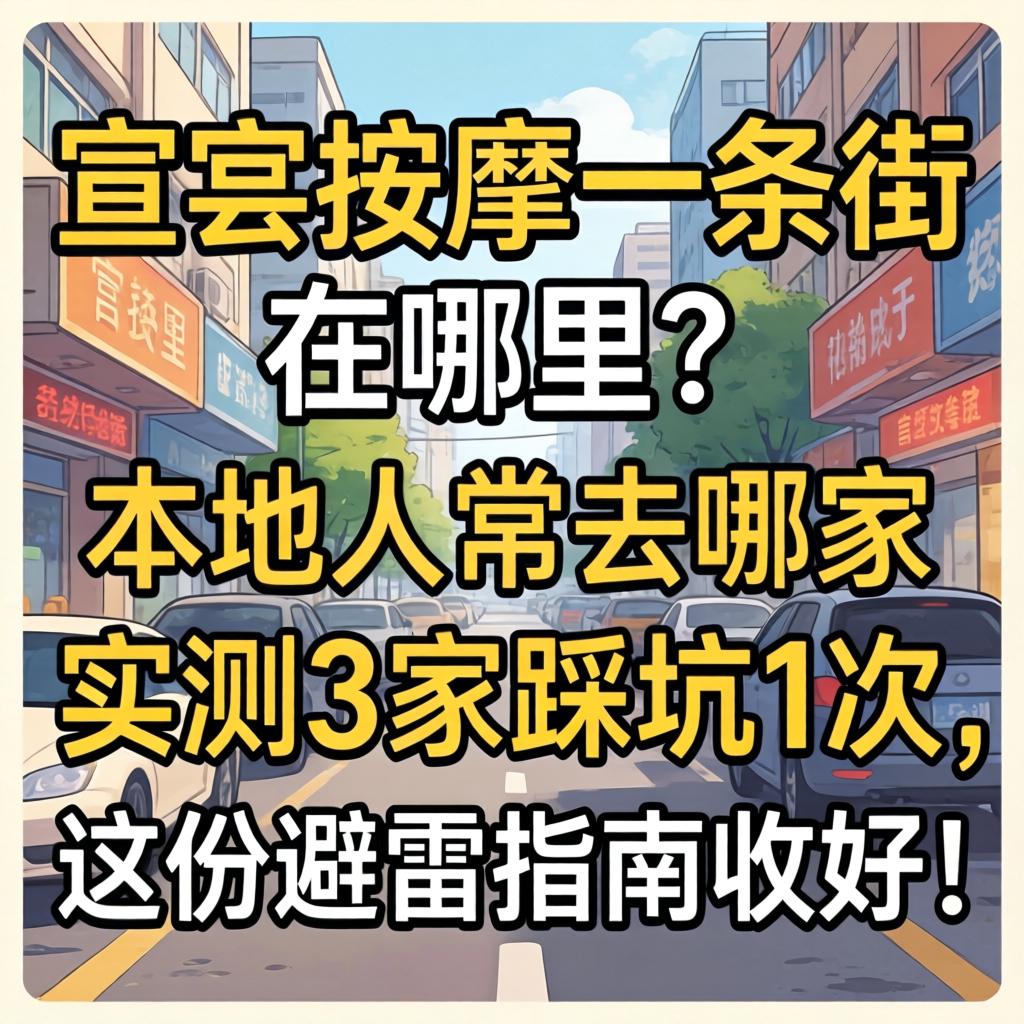 宣城按摩一条街在哪里，本地人常去哪家？实测3家踩坑1次，这份避雷指南收好！