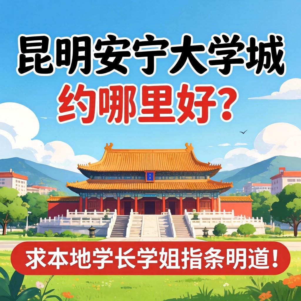 昆明舒服大学城约哪里好？求本地学长学姐指条明路！