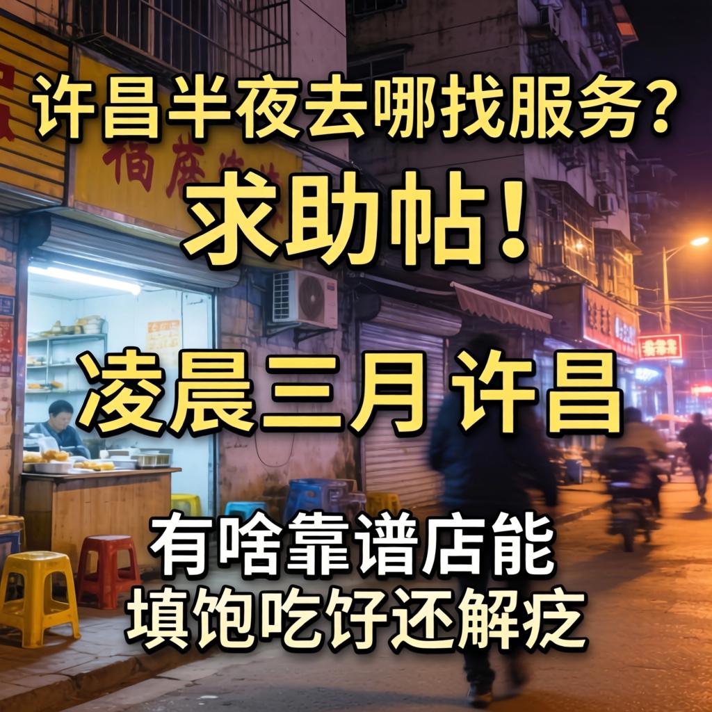许昌半夜去哪找服务？求助帖！凌晨三点在许昌，有啥靠谱的店能填饱肚子还解乏？