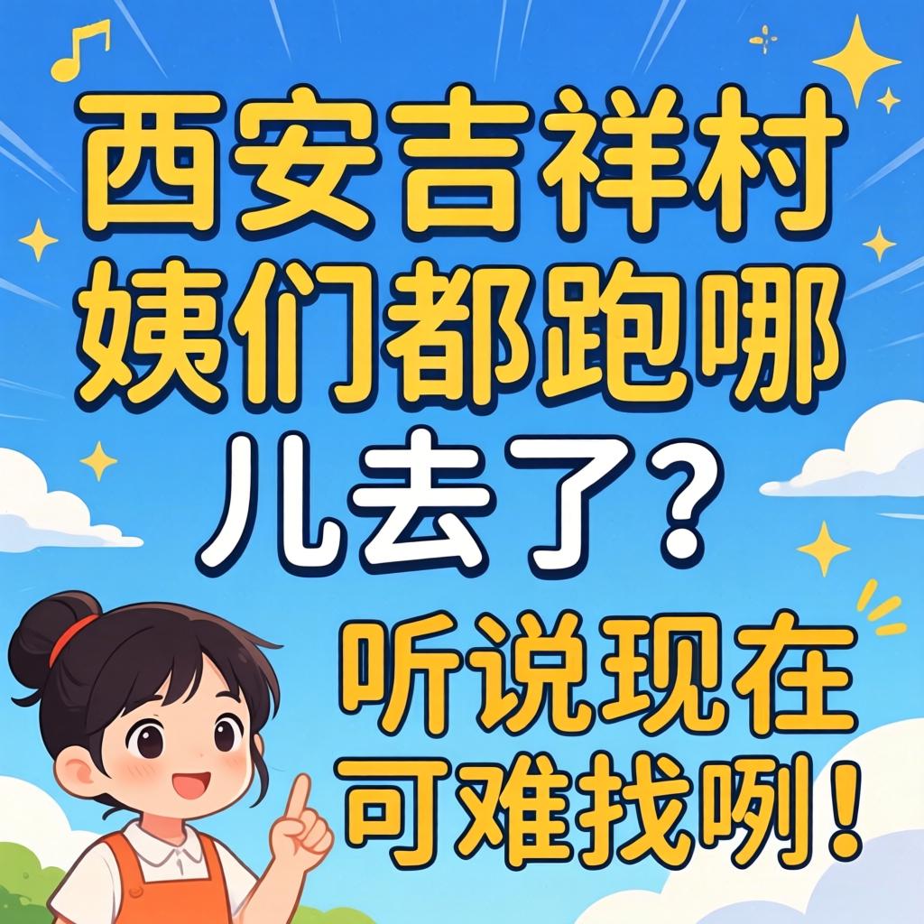 西安吉祥村的姨们都跑哪儿去了？听说现在可难找咧！