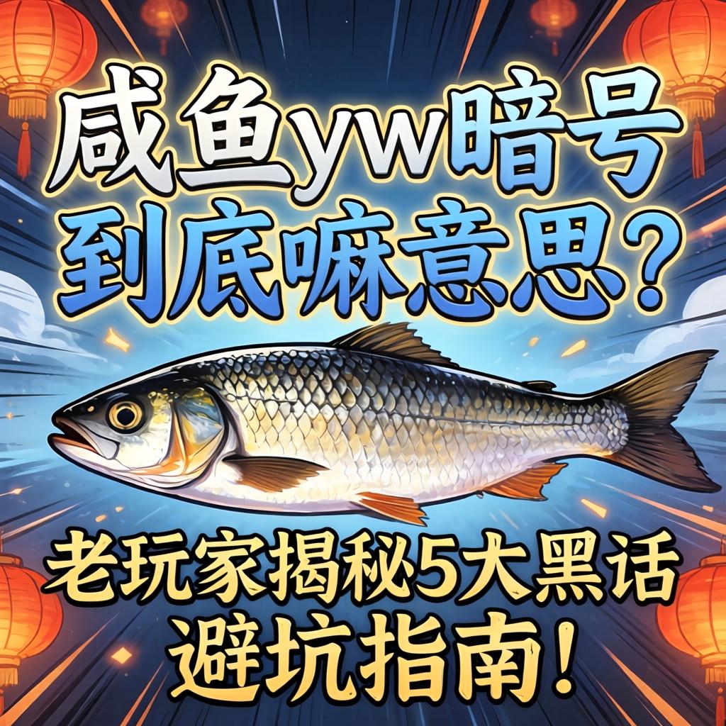 咸鱼yw记号到底嘛意思？老玩家揭秘5大黑话与避坑指南！