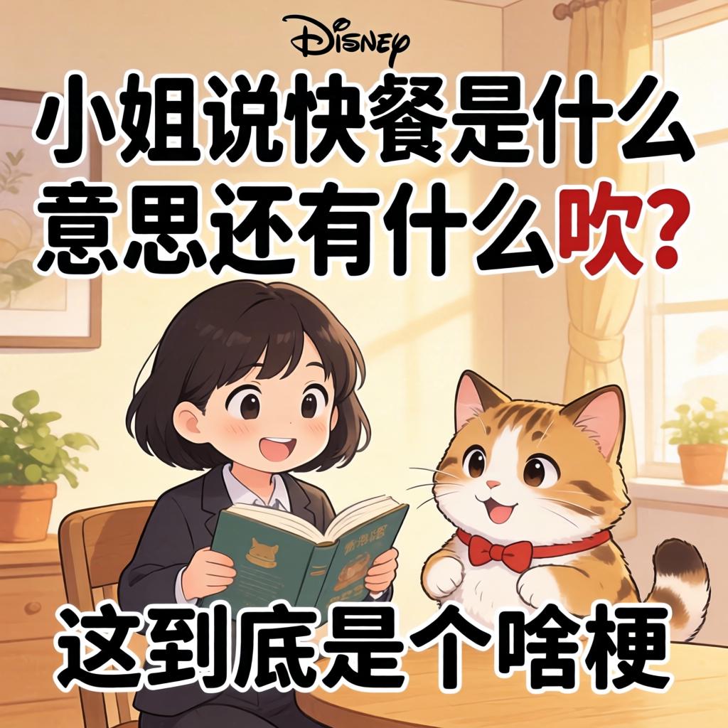 小姐说快餐是什么意思还有什么吹？这到底是个啥梗？