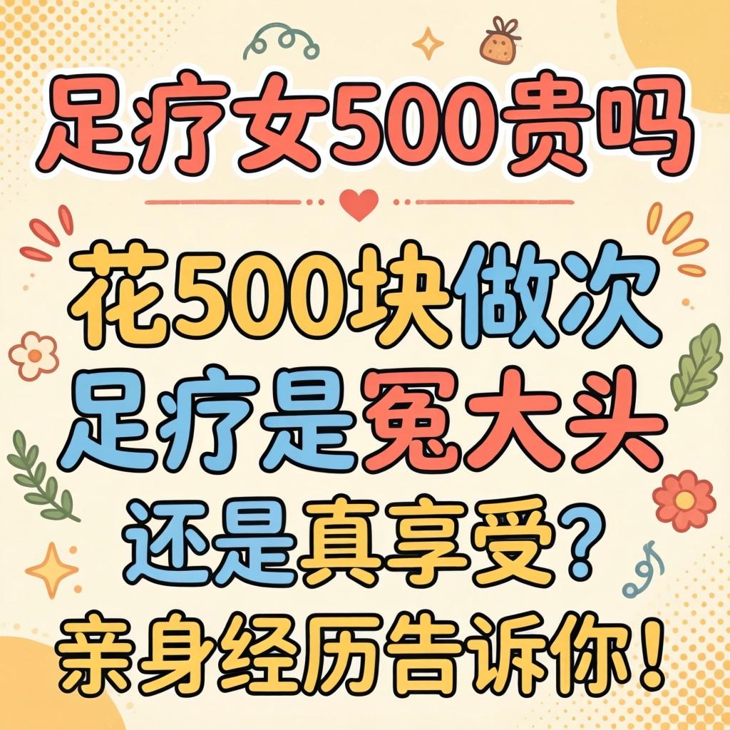 足疗女500贵吗,花500块做次足疗是冤大头还是真享受?亲身经历告诉你!