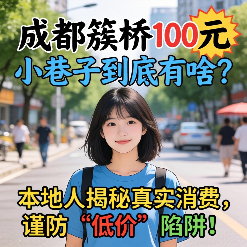 成都簇桥100元小巷子到底有啥？本地人揭秘真实消费，谨防“低价”陷阱！