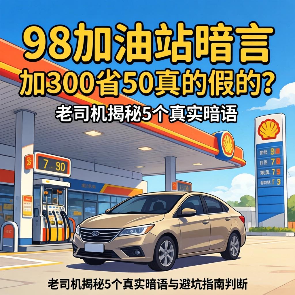 98加油站暗语，加300省50真的假的？老司机揭秘5个真实暗语与避坑指南