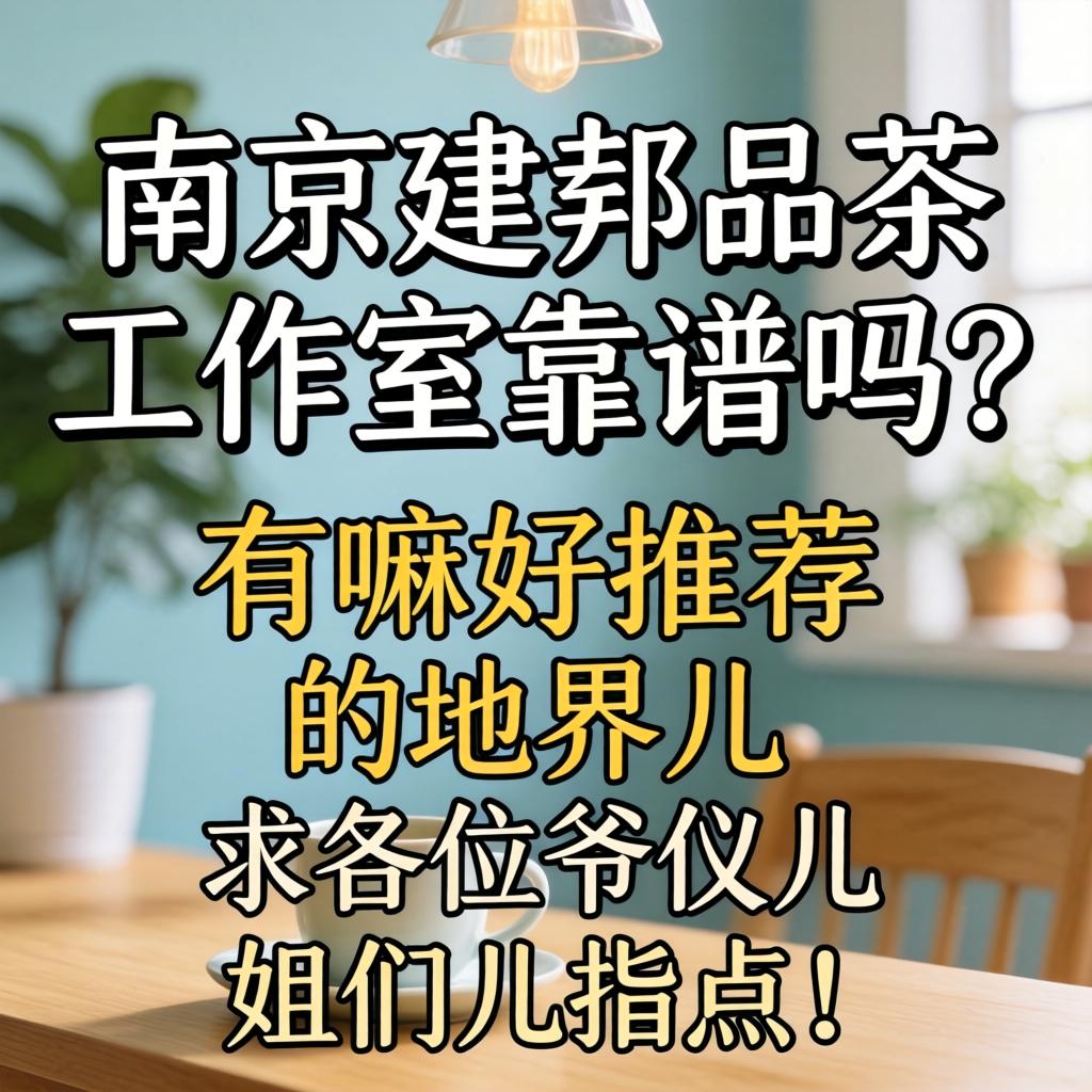 南京建邺品茶工作室靠谱吗？有嘛好推荐的地界儿？求各位爷们儿姐们儿指点！