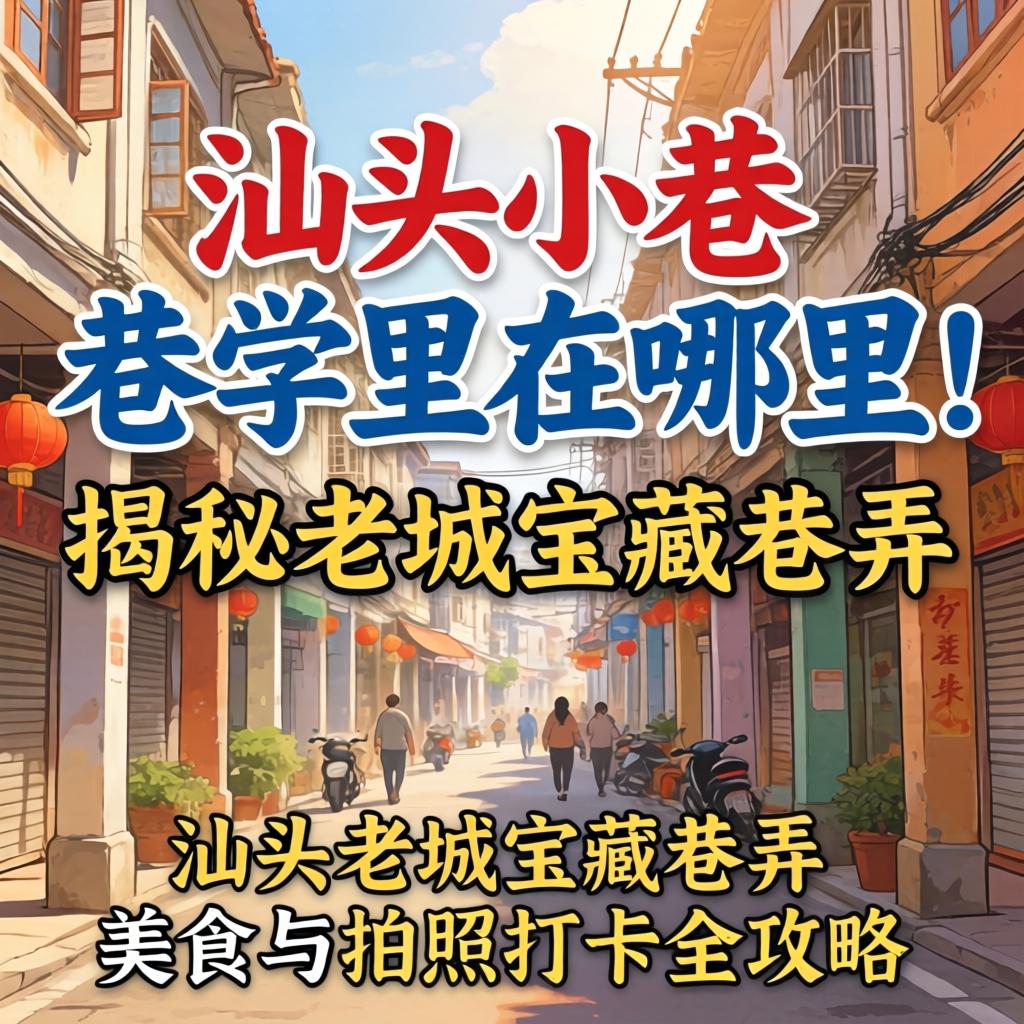 汕头小巷子里在哪里｜揭秘老城宝藏巷弄，美食与拍照打卡全攻略