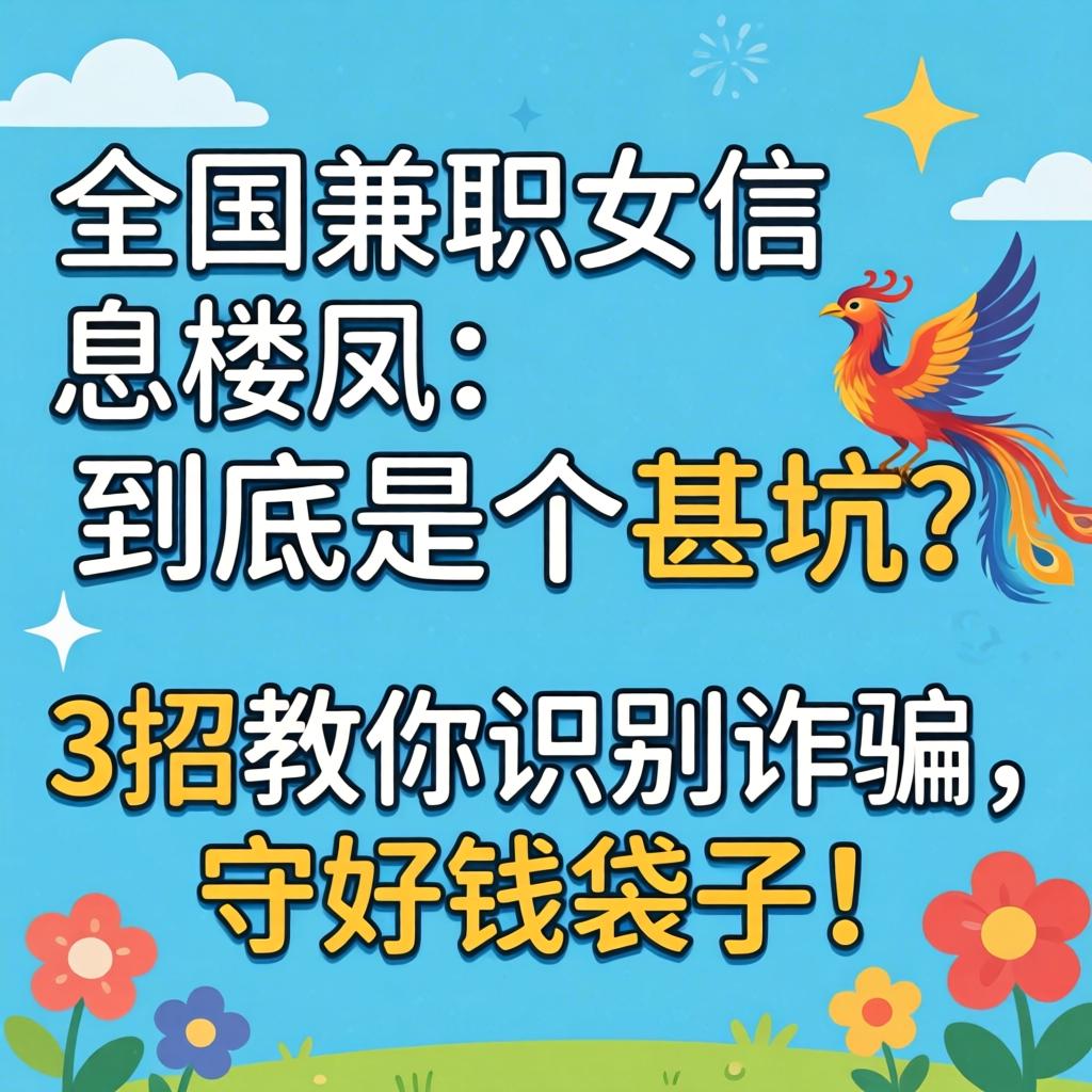天下兼职女信息楼凤，，，，，究竟是个甚坑？？？？3招教你识别诈骗，，，，，守好钱袋子！