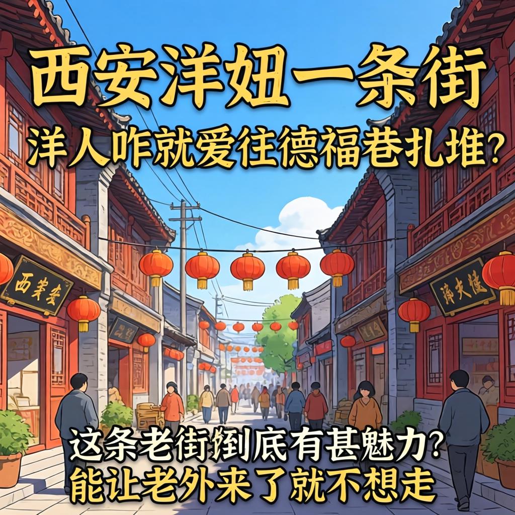 西安洋妞一条街简介，洋人咋就爱往德福巷扎堆？这条老街到底有甚魅力，能让老外来了就不想走？