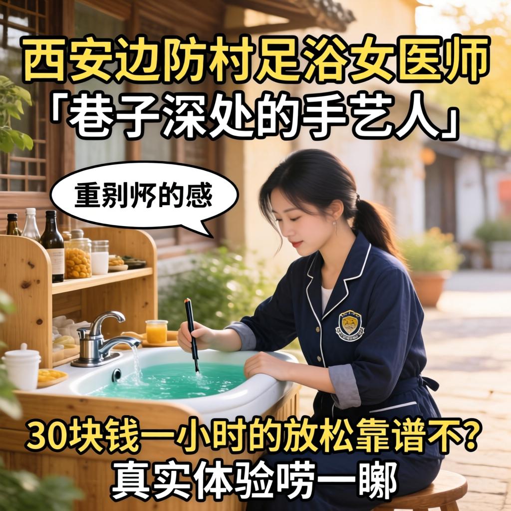 西安边防村足浴女技师｜巷子深处的手艺人，，，，，30块钱一小时的松开靠谱不？？真实体验唠一唠