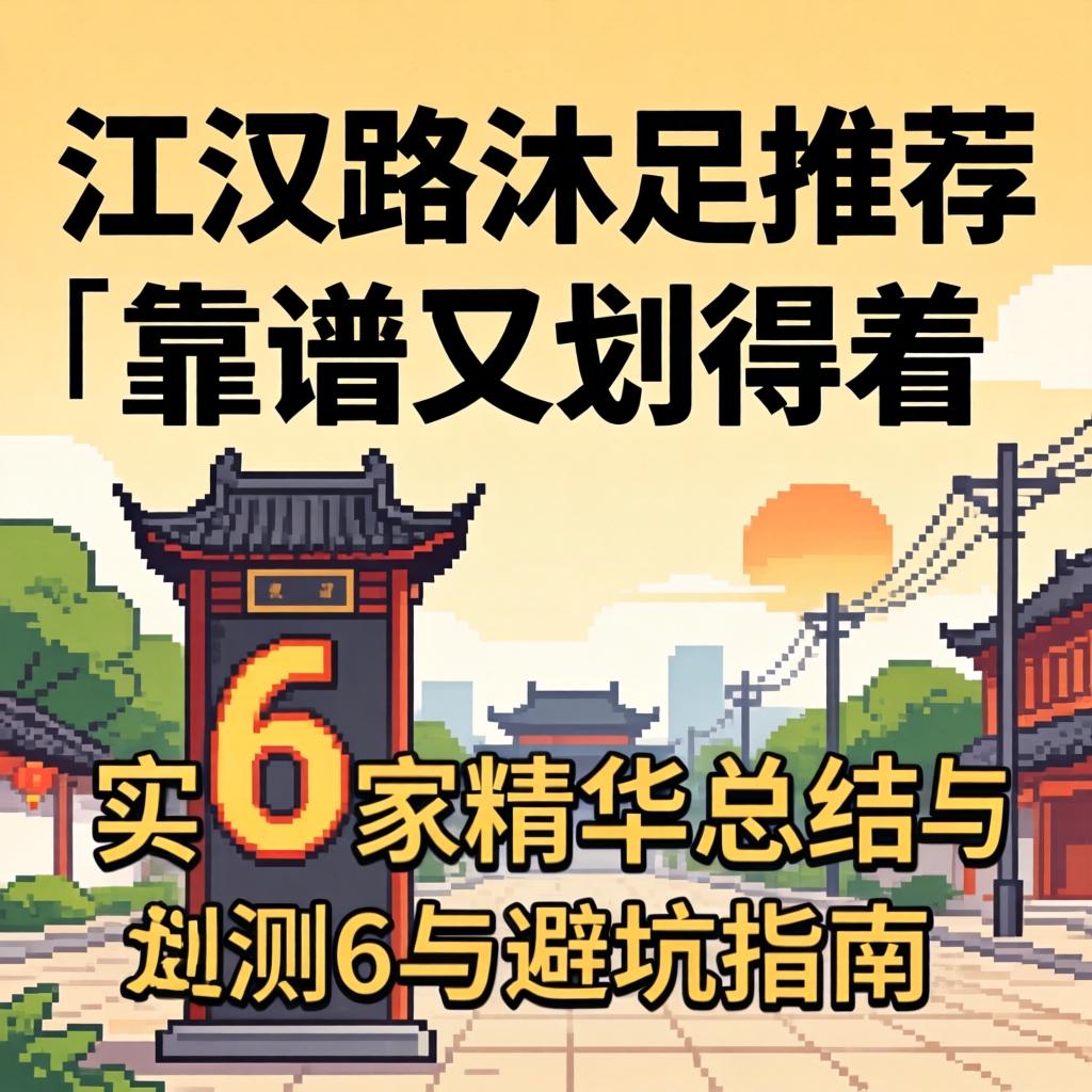 江汉路沐足推荐｜靠谱又划得着，实测6家精华总结与避坑指南
